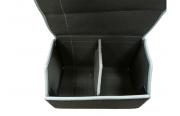 Сумка органайзер EVA в багажник автомобиля (50х30х30) чёрный, серый кант