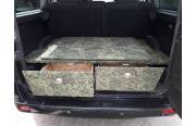 Органайзер-спальник на металокаркасе багажного отделения в УАЗ Патриот