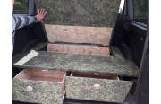 Органайзер-спальник на металокаркасе багажного отделения в УАЗ Патриот