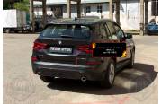 Накладка на задний бампер BMW X3 2018-