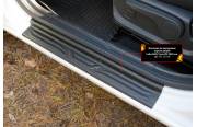 Накладки на внутренние пороги дверей Lada (ВАЗ) Vesta SW Cross 2018-