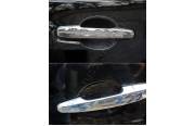 Вставки под наружные ручки дверей Mitsubishi Pajero Sport 2008-2013