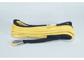Трос для лебедки синтетический 10мм*28 метров (желтый) 5077