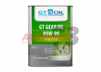 Трансмиссионное масло для МКПП полусинтетическое GT Gear Oil SAE 80W-90 GL-5 (4 л)