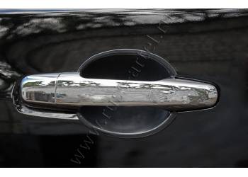 Вставки под наружные ручки дверей Mitsubishi Pajero Sport 2008-2013