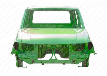 Каркас кузова УАЗ ПРОФИ двухрядная кабина 4х4,/ (зеленый металлик)