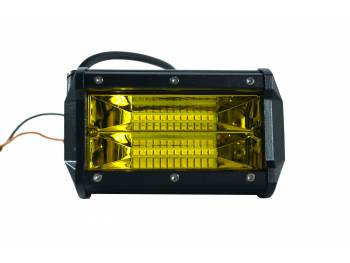 Фара светодиодная CH019В 18W 6 диодов по 3W (габаритные размеры 65*80*96мм; цветовая температура 6000K; дальний свет) желтый