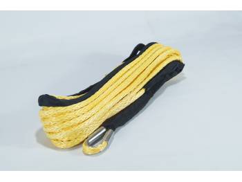 Трос для лебедки синтетический 12 мм*18 метров (жёлтый)