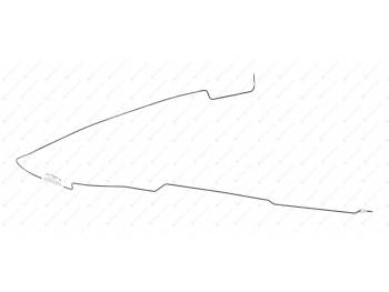 Трубка торм. заднего правого тормоза средняя-задняя УАЗ ПРОФИ (2360-21-3506088-00)